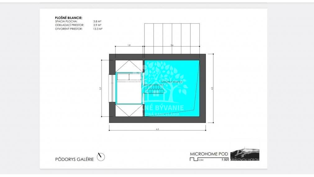 SLNEČNÝ POZEMOK POD KRÁĽOVOU HOĽOU NA STAVBU CHATY ROD.DOMU INTRAVILÁN V TOP LOKALITE ŠUMIAC HOREHRONIE