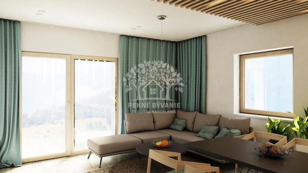 ZNÍŽENÁ CENA - PREDAJ: 4i apartmán 78,64m2 pod lyž.vlekom Čierny Balog