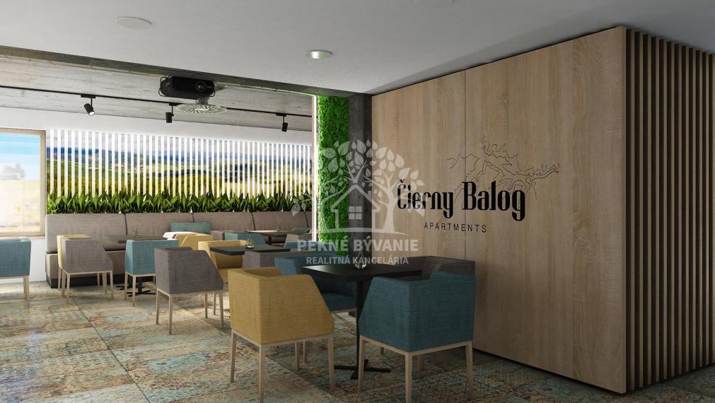 ZNÍŽENÁ CENA - PREDAJ: 4i apartmán 78,64m2 pod lyž.vlekom Čierny Balog