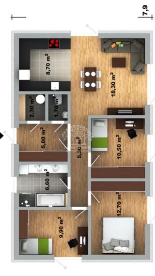 Na predaj rovinatý slnečný stavebný pozemok v Brezne časť Rovne