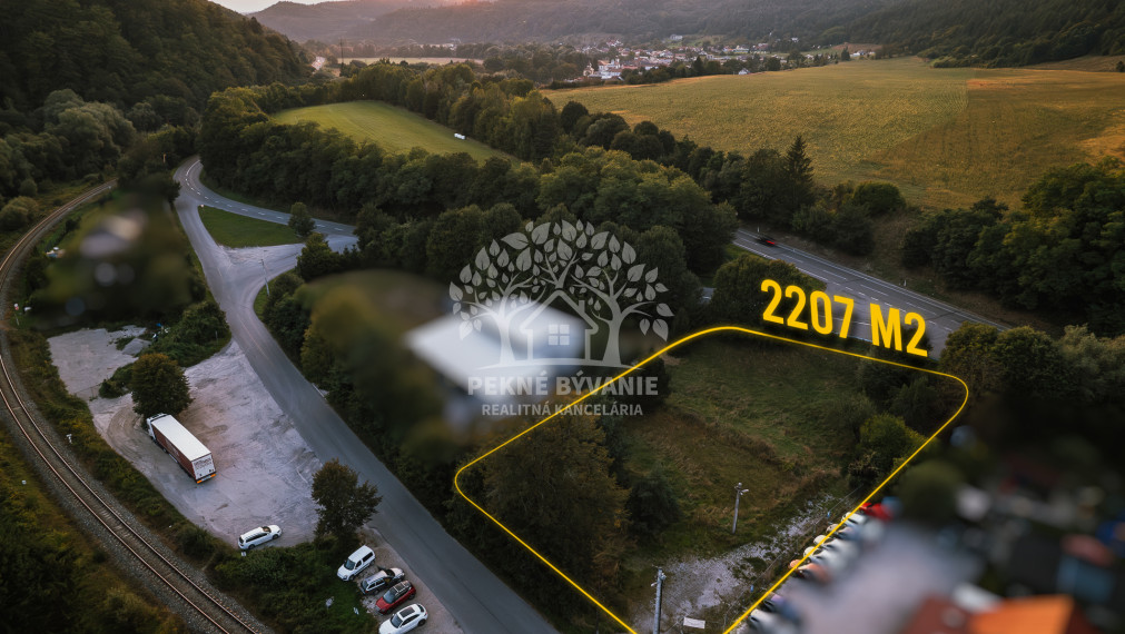 Komerčný pozemok 2207m2 s IS pri reštaurácii Grajciar