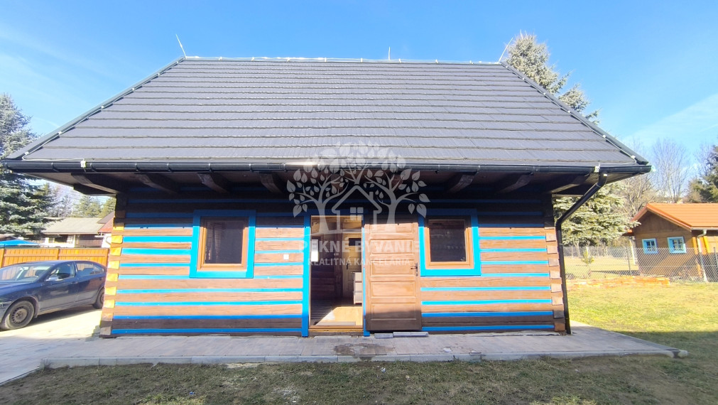 ATRAKTÍVNEJŠIA CENA! NOVUČIČKÁ VOŇAVÁ REKREAČNÁ CHATA - DREVENICA V TICHEJ SLEPEJ ULICI HOREHRONIE ZÁVADKA N/HRONOM