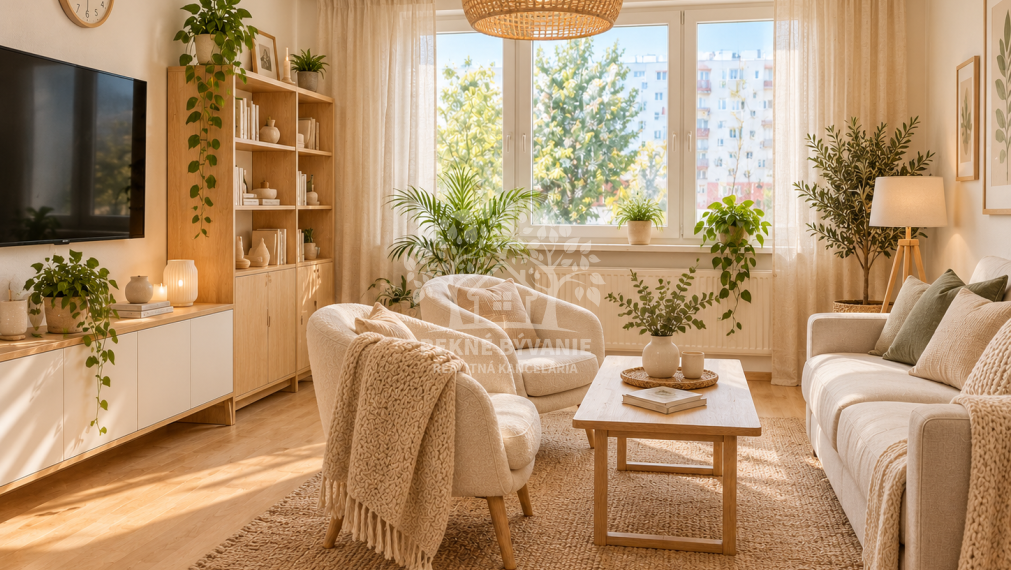 SLNEČNÝ 3-IZBOVÝ BYT S LOGGIOU | BREZNO  70 m²