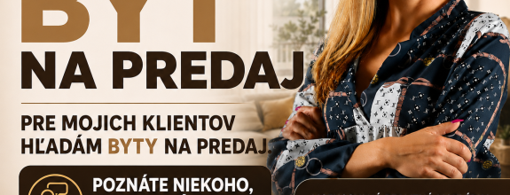 Hľadám 2 izbový byt na kúpu okres Brezno