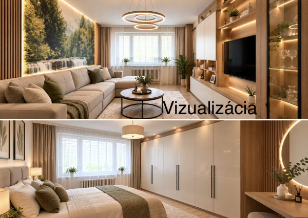 VÝRAZNÉ ZNÍŽENIE CENY!! VEĽKÝ PRESVETLENÝ 2,5 IZBOVÝ BYT 64,62 M2 IDEÁLNE 5.POSCHODIE TOP LOKALITA DR.CLEMENTISA BREZNO