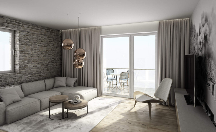 PREDAJ: 3i apartmán 69,67m2 pod lyž.vlekom Čierny Balog - fotografia 4