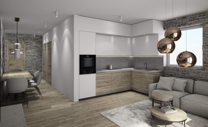 ZNÍŽENIE CENY- PREDAJ: 2i apartmán 57,57m2 pod lyž.vlekom Čierny Balog - fotografia 3