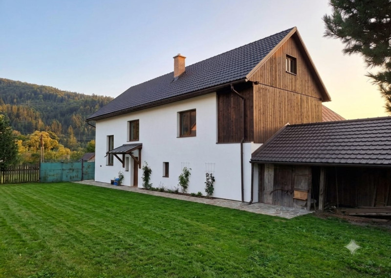 Rodinný dom Pohronská Polhora pripravený na dokončenie